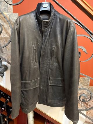 Giacca in vera pelle vintage uomo