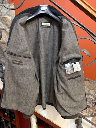 Giacca in vera pelle vintage uomo