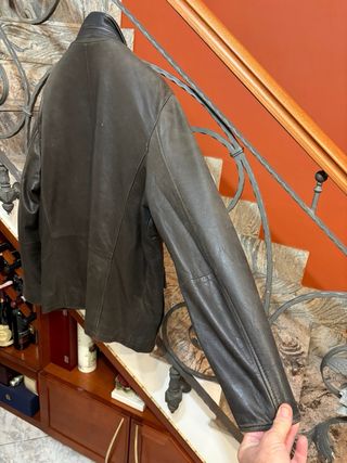 Giacca in vera pelle vintage uomo