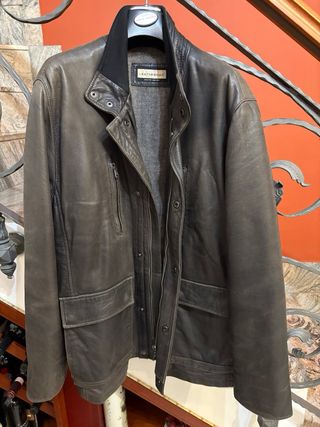 Giacca in vera pelle vintage uomo