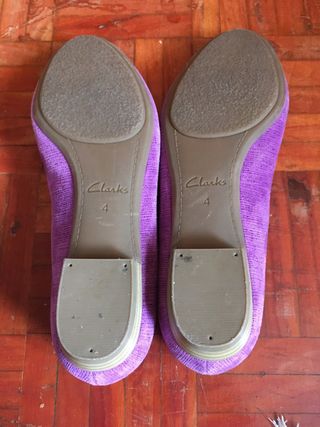 Vendo/Cambio scarpe da donna Clarks viola Taglia 37