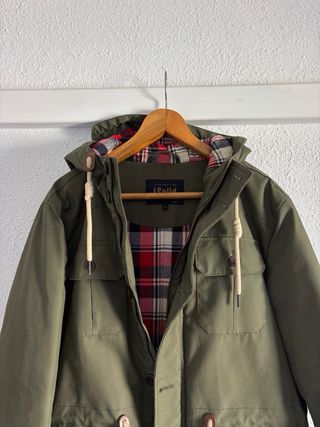 Parka verde Solid! con forro interior