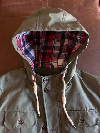 Parka verde Solid! con forro interior