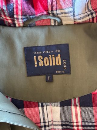 Parka verde Solid! con forro interior