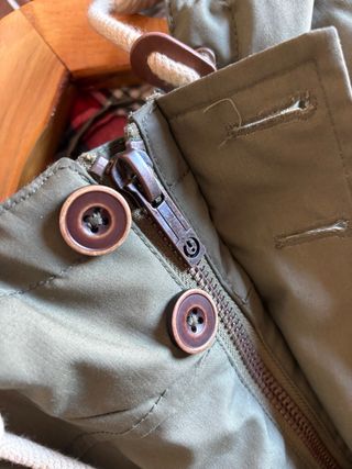 Parka verde Solid! con forro interior