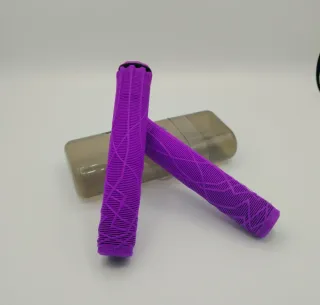 Empuñaduras Manillar Moradas Rubber Grip