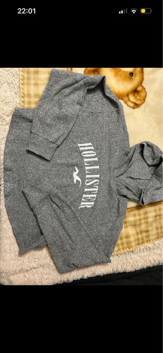 Sudadera Hollister Gris