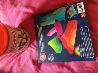 Lote construcción y puzzle infantil