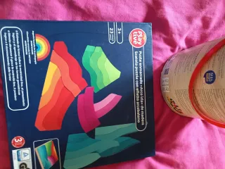 Lote construcción y puzzle infantil