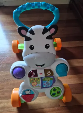 Andador Bebé Cebra Fisher-Price Casi Nuevo