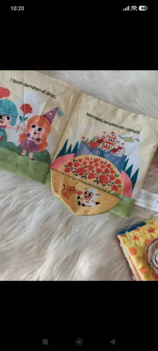 Juguetes de tela para bebé sensoriales