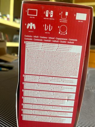 Nintendo Switch Azul y Rojo con caja original