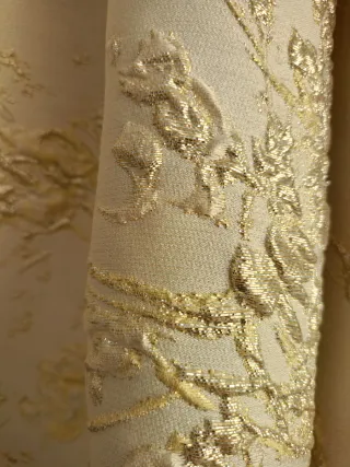 Pantalón Alta Costura Miguel Marinero Beige/Oro