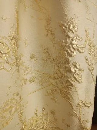 Pantalón Alta Costura Miguel Marinero Beige/Oro