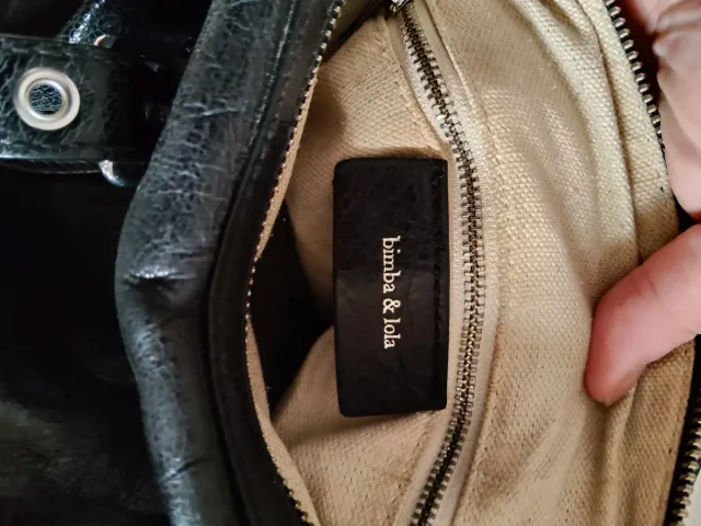 Bolso Bimba y Lola Negro Piel