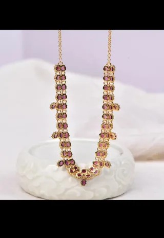 𝔑𝔲𝐅𝐟𝐢𝐥𝐀𝐫𝐭  joyas. Collar plata con gemas.