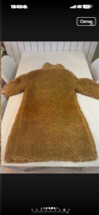 Abrigo Sfera Mujer Talla S Marrón