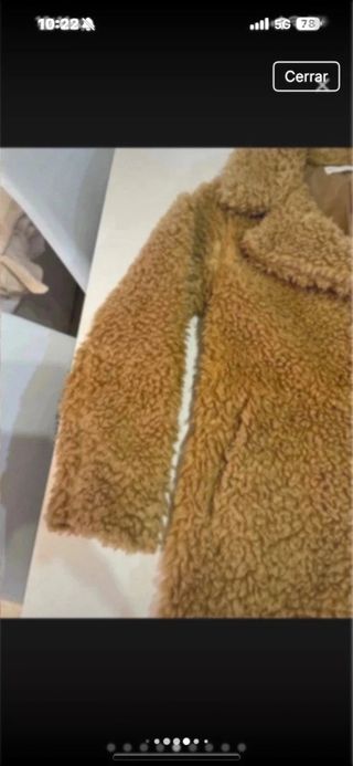 Abrigo Sfera Mujer Talla S Marrón