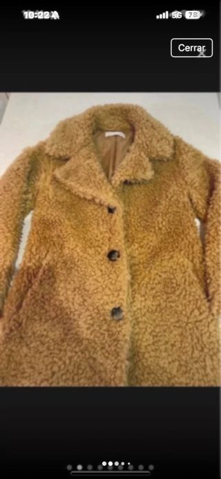 Abrigo Sfera Mujer Talla S Marrón