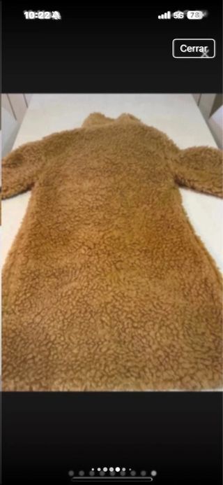 Abrigo Sfera Mujer Talla S Marrón