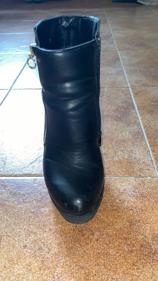 Sandalias Rojas Plataforma Tacón