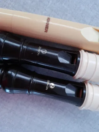 3 Flautas Escolares Hohner y Zen-On