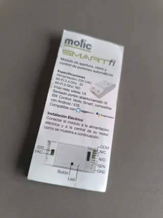 Interruptor Wifi para Puerta de Garaje