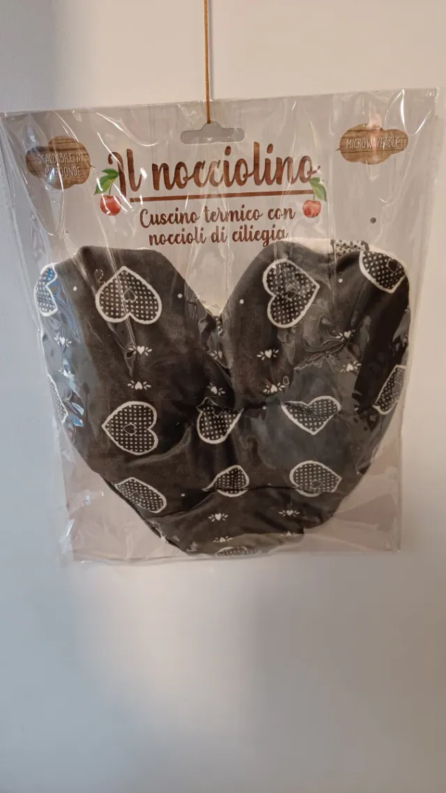 Cuore Noccioli Ciliegia Cuscino Termico