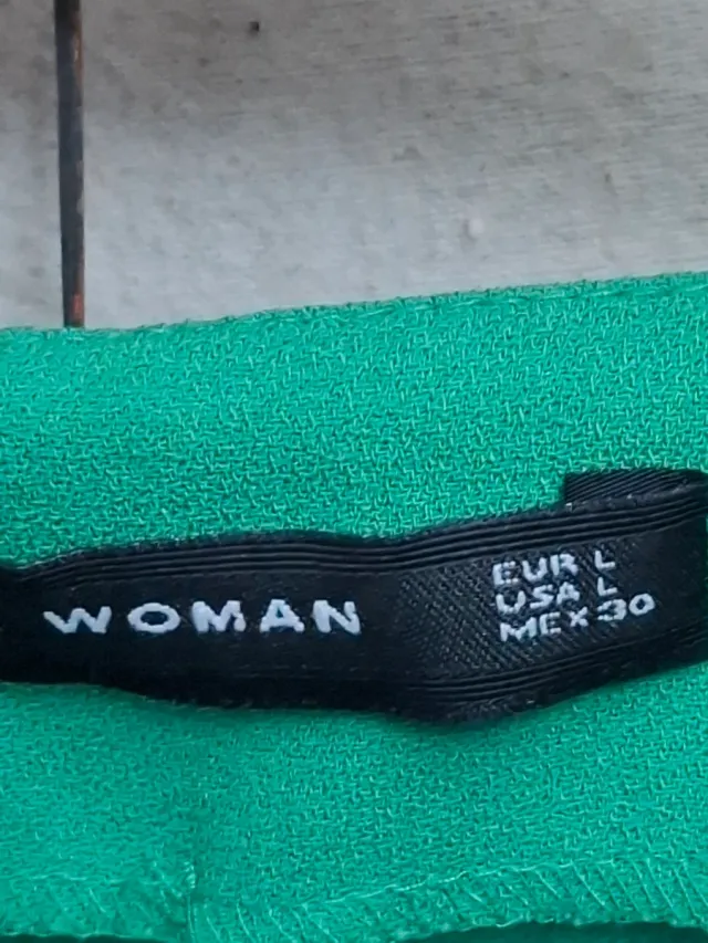 Vestido corto Zara Verde