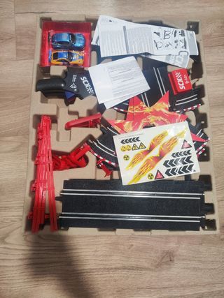 Scalextric Compact Jump & Loop + Accesorios. ¡!