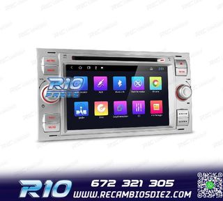 RADIO GPS ANDROID 12 PARA FORD FOCUS C-MAX FIESTA GALAXY KUG