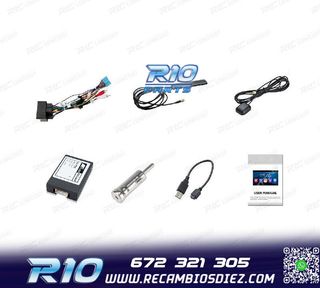RADIO GPS ANDROID 12 PARA FORD FOCUS C-MAX FIESTA GALAXY KUG