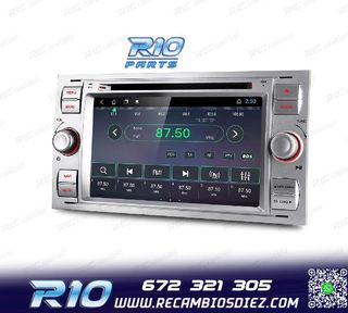 RADIO GPS ANDROID 12 PARA FORD FOCUS C-MAX FIESTA GALAXY KUG