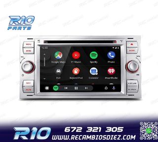 RADIO GPS ANDROID 12 PARA FORD FOCUS C-MAX FIESTA GALAXY KUG