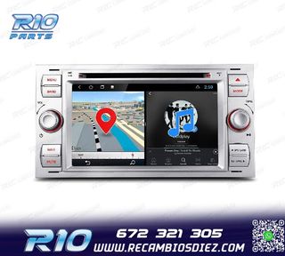 RADIO GPS ANDROID 12 PARA FORD FOCUS C-MAX FIESTA GALAXY KUG