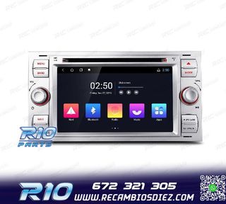 RADIO GPS ANDROID 12 PARA FORD FOCUS C-MAX FIESTA GALAXY KUG