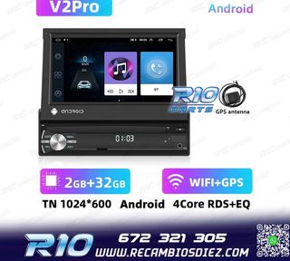 RADIO GPS ANDROID 1DIN TACTIL GPS
