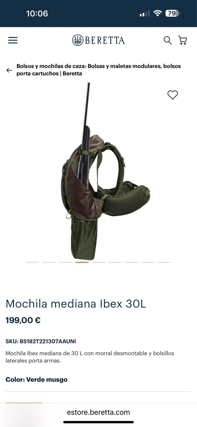 Mochila Beretta Ibex 30L Verde Musgo