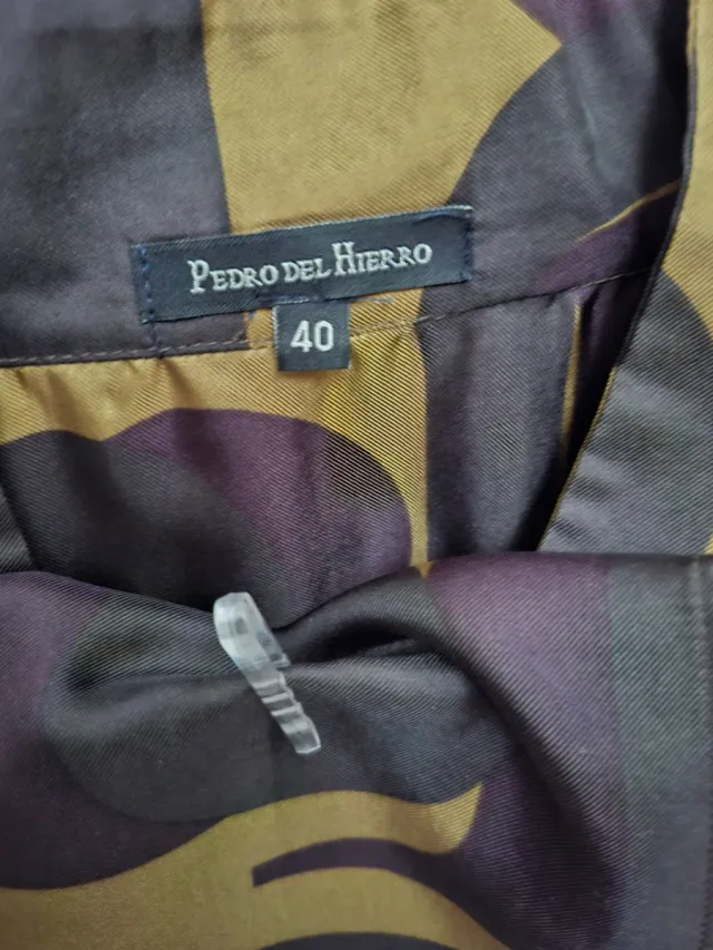 Blusa Pedro del Hierro Talla L Estampada