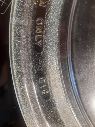 Plato giratorio microondas con soporte