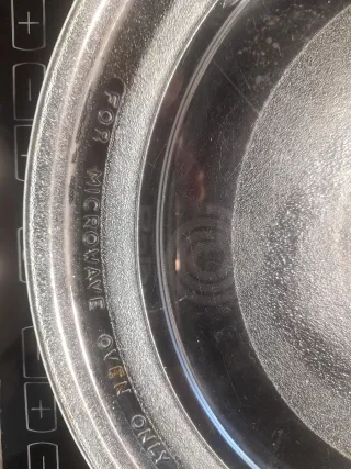 Plato giratorio microondas con soporte