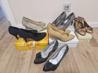 Set di scarpe col tacco da donna