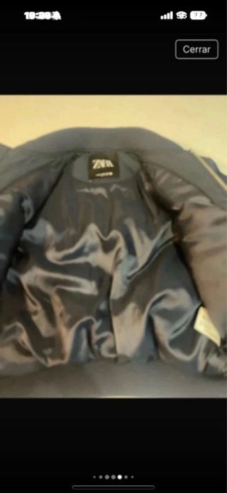 Cazadora bomber mujer Zara azul