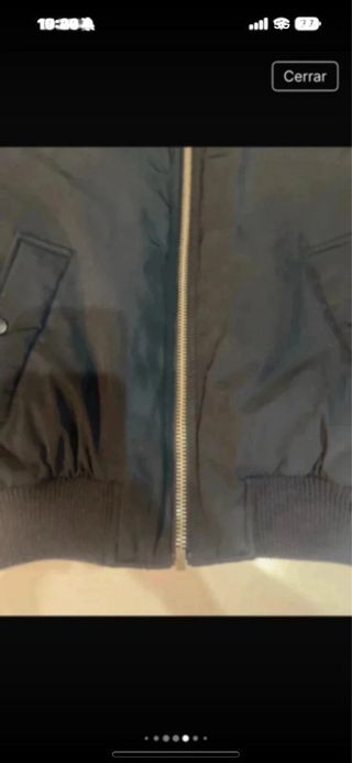 Cazadora bomber mujer Zara azul