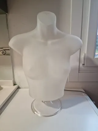 Busto para collares blanco