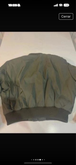 Cazadora bomber Zara mujer verde