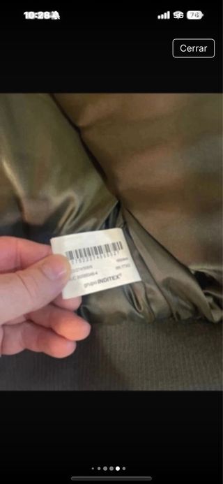 Cazadora bomber Zara mujer verde