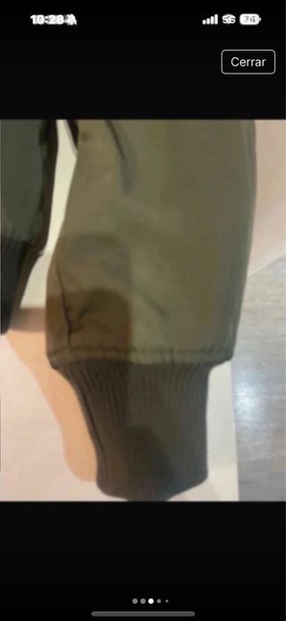 Cazadora bomber Zara mujer verde