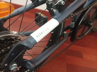 Bicicleta plegable B'Twin Tilt 500 + Rodillo