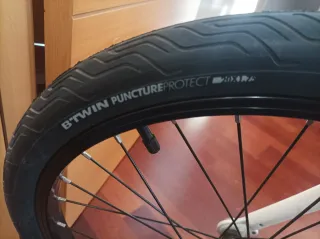 Bicicleta plegable B'Twin Tilt 500 + Rodillo